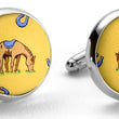 Load image into Gallery viewer, Horsin' Around: Cufflinks - Yellow