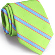 Load image into Gallery viewer, American Made Collared Greens Tie Lime/Blue Made in the USA