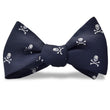 Load image into Gallery viewer, Skull & Crossbones: Bow Tie - Black