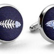 Load image into Gallery viewer, Bonefish: Cufflinks - Navy