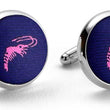 Load image into Gallery viewer, Crawfish: Cufflinks - Mid Blue