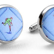 Load image into Gallery viewer, National Past-tie: Cufflinks - Blue