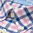 Load image into Gallery viewer, Linden: Button Down Shirt - Pink/Navy (XL)
