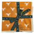 Load image into Gallery viewer, Mallard Surprise: Cotton Pocket Square - Orange