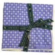 Load image into Gallery viewer, Flower Power: Cotton Pocket Square - Purple