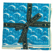 Load image into Gallery viewer, Big Time Breakers: Cotton Pocket Square - Blue