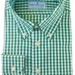 Load image into Gallery viewer, Mason: Woven Cotton Shirt - Green/White
