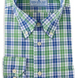 Load image into Gallery viewer, Beckett: Woven Cotton Shirt - Green/Blue