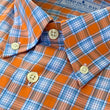 Load image into Gallery viewer, Landen: Woven Cotton Shirt - Orange/Blue