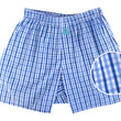 Load image into Gallery viewer, Gingham: Boxers - Blue/Navy