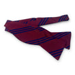 Load image into Gallery viewer, College Collection Stripes: Bow - Dark Red/Navy