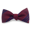 Load image into Gallery viewer, College Collection Stripes: Bow - Dark Red/Navy