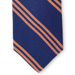 Load image into Gallery viewer, College Collection Stripes: Tie - Navy/Orange