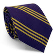 Load image into Gallery viewer, College Collection Stripes: Tie - Purple/Gold