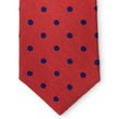 Load image into Gallery viewer, College Collection Dots: Tie - Red/Navy