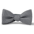 Load image into Gallery viewer, Signature Stripe: Bow Tie - Black