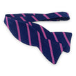 Load image into Gallery viewer, Stowe: Bow Tie - Navy/Pink