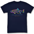 Load image into Gallery viewer, Rainbow Trout: Short Sleeve T-Shirt - Navy
