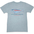 Load image into Gallery viewer, USA Striper: Short Sleeve T-Shirt - Gray