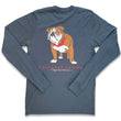 Load image into Gallery viewer, Bulldog Blues: Long Sleeve T-Shirt - Steel Blue