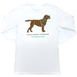 Load image into Gallery viewer, Good Boy: Long Sleeve T-Shirt - Chocolate Lab on White