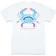 Load image into Gallery viewer, Blue Crab: Short Sleeve T-Shirt - White
