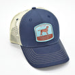 Load image into Gallery viewer, Chocolate Lab: Badged Trucker Cap - Navy