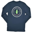 Load image into Gallery viewer, Circle Logo: Long Sleeve T-Shirt - Steel Blue