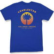 Load image into Gallery viewer, Vintage Sunset: Short Sleeve T-Shirt - Harbor Blue