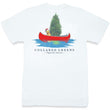 Load image into Gallery viewer, Christmas Canoe: Short Sleeve T-Shirt - White