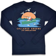 Load image into Gallery viewer, Crack Shot Kringle: Long Sleeve T-Shirt - Navy