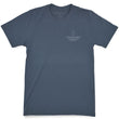 Load image into Gallery viewer, Vintage Sunset: Short Sleeve T-Shirt - Steel Blue