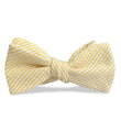 Load image into Gallery viewer, Seersucker: Carolina Cotton Bow - Gold