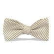 Load image into Gallery viewer, Seersucker: Carolina Cotton Bow - Tan