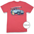 Load image into Gallery viewer, Jeep Dog: Toddler Short Sleeve T-Shirt - Coral