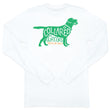 Load image into Gallery viewer, Green Dog: Long Sleeve T-Shirt - White (S)