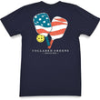 Load image into Gallery viewer, Patriotic Pickleball: Short Sleeve T-Shirt - Navy