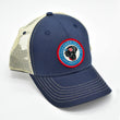 Load image into Gallery viewer, Aviator Lab: Badged Trucker Cap - Navy