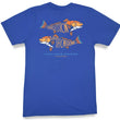 Load image into Gallery viewer, Charleston Red Fish: Short Sleeve T-Shirt - Headwater Blue