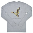 Load image into Gallery viewer, Camo Mallard: Long Sleeve T-Shirt - Gray