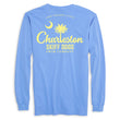 Load image into Gallery viewer, Skiff Dogs Hometown: Pocket Long Sleeve T-Shirt - Azure/Yellow