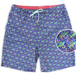 Load image into Gallery viewer, Staghorn Swim: Swim Trunks - Blue/Pink