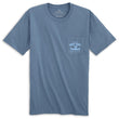 Load image into Gallery viewer, Skiff Dogs Hometown: Pocket Short Sleeve T-Shirt - Slate/Light Blue