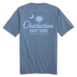 Load image into Gallery viewer, Skiff Dogs Hometown: Pocket Short Sleeve T-Shirt - Slate/Light Blue