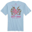Load image into Gallery viewer, Open Bar Octopus: Pocket Short Sleeve T-Shirt - Chambray