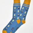 Load image into Gallery viewer, Drunk as a Skunk: Socks - Blue
