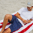 Load image into Gallery viewer, Let It Fly: Swim Trunks - Light Blue
