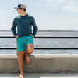 Load image into Gallery viewer, Turtle Tour: Swim Trunks - Turquoise
