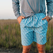 Load image into Gallery viewer, Big Time Breakers: Swim Trunks - Light Blue