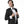 Load image into Gallery viewer, Evening Ginham: Carolina Cotton Cummerbund Set - Black/White
